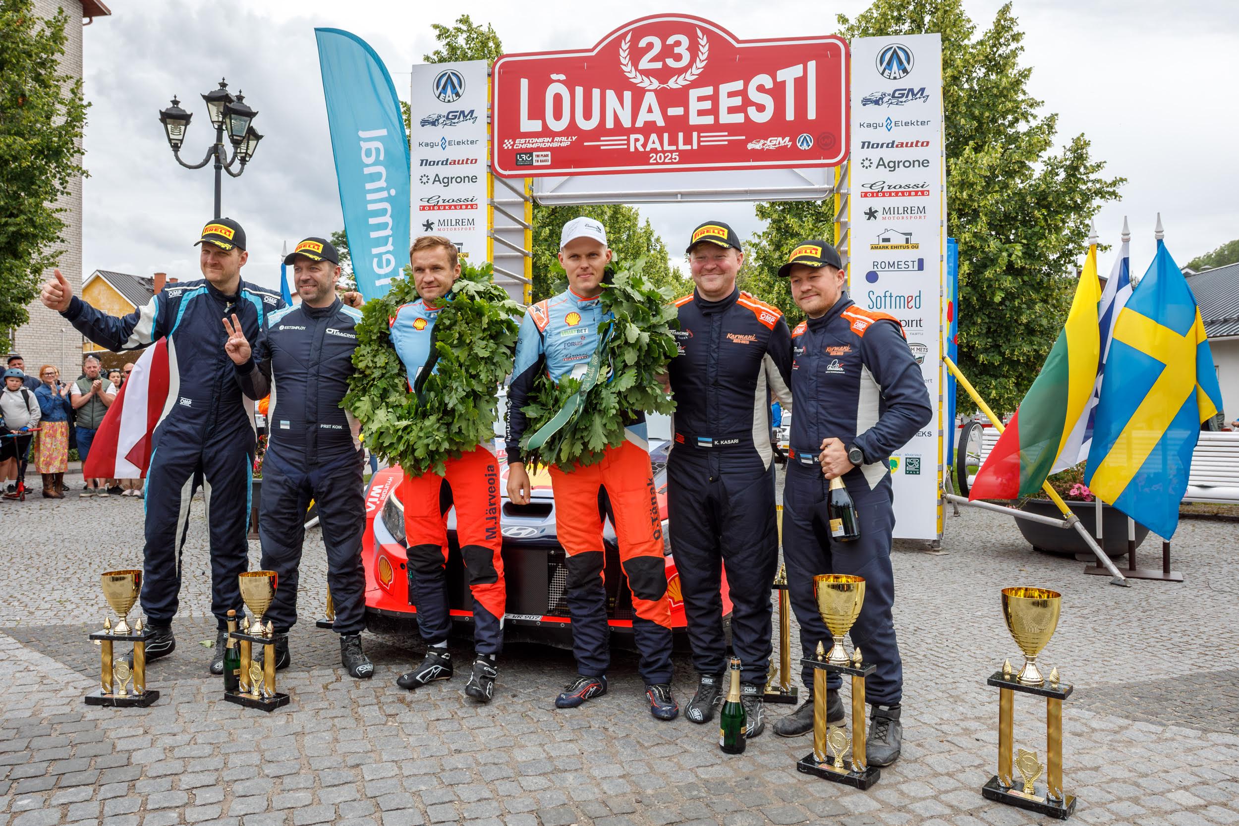 Tänak võitis Lõuna-Eesti ralli
